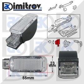 LED плафон осветление багажник Audi Bentley Seat Skoda VW